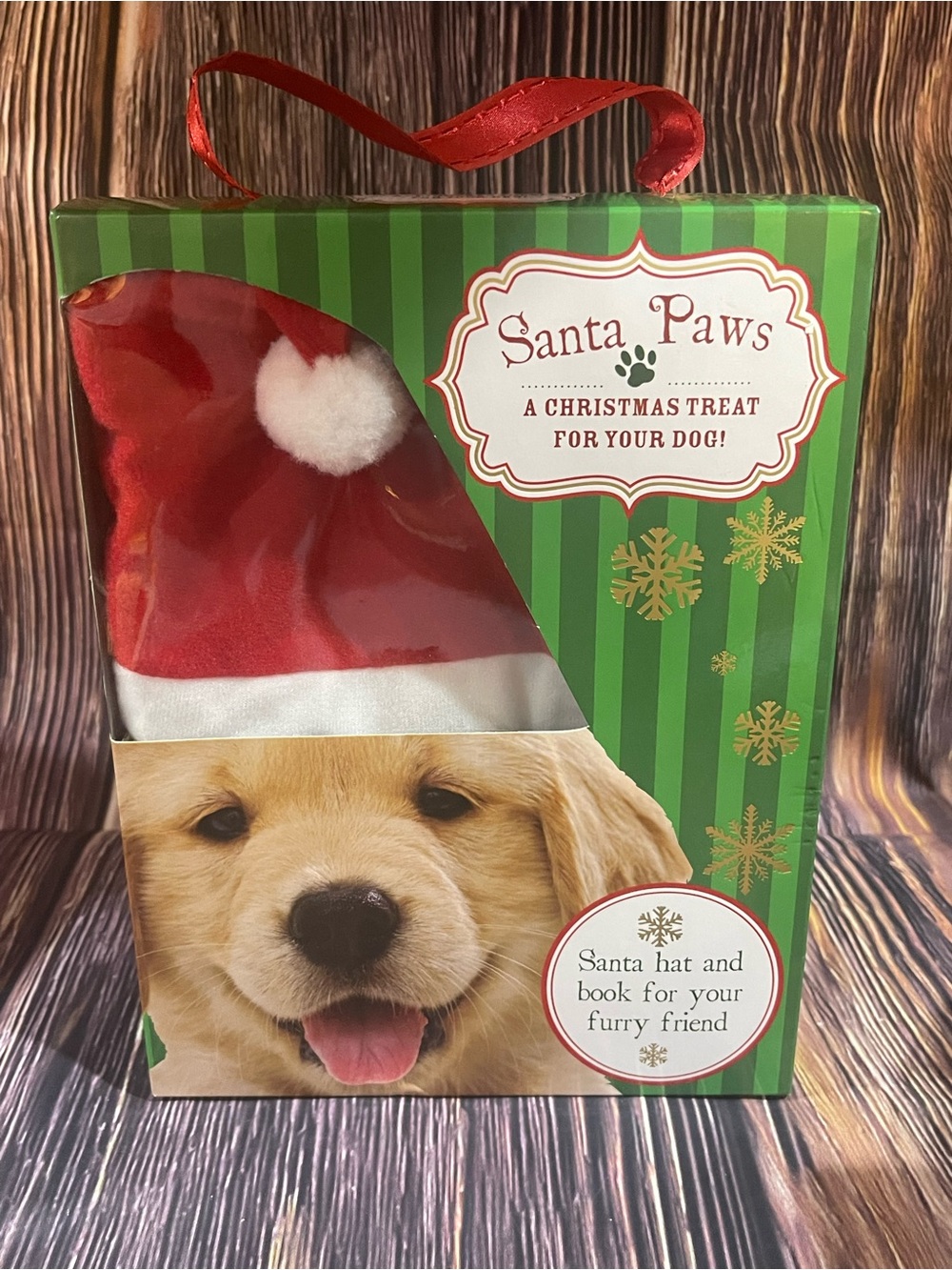 New Pet Santa Hat Christmas Set with Christmas Story Perfect Gift Set